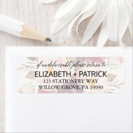 Elegant Calligraphy | Abgestürzte Blumenhochzeit