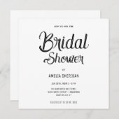 Elegant Calligraphy | BRAUTPARTY Dankeskarte (Vorne/Hinten)