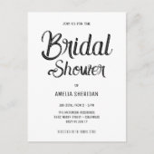 Elegant Calligraphy | BRAUTPARTY Postkarte (Vorderseite)