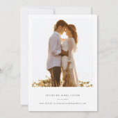 Elegant Calligraphy | Die Hochzeit der Einladung (Rückseite)