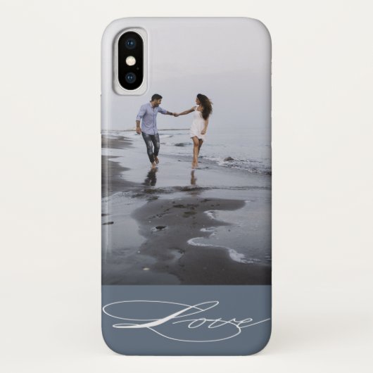 Elegant Calligraphy | Foto iPhone Case (Rückseite)
