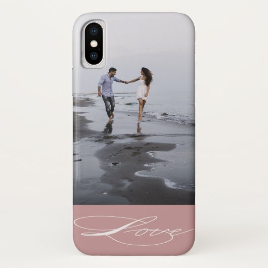 Elegant Calligraphy | Foto iPhone Case (Rückseite)