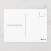 Elegant Calligraphy Frohe Weihnachten Postkarte (Rückseite)