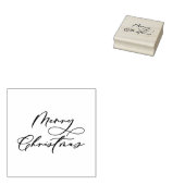 Elegant Calligraphy Frohe Weihnachtsfeiertage Gummistempel (Stempel)