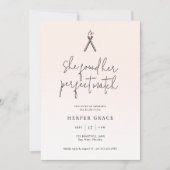 Elegant Calligraphy Perfect Match Bridal Shower Einladung (Vorderseite)