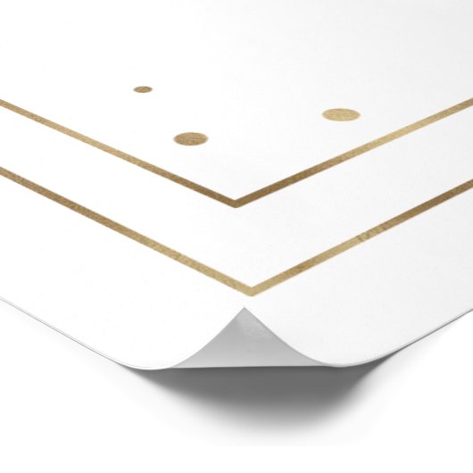 Elegant Calligraphy QR Code Wedding Welcome Sign Poster (Ecke)