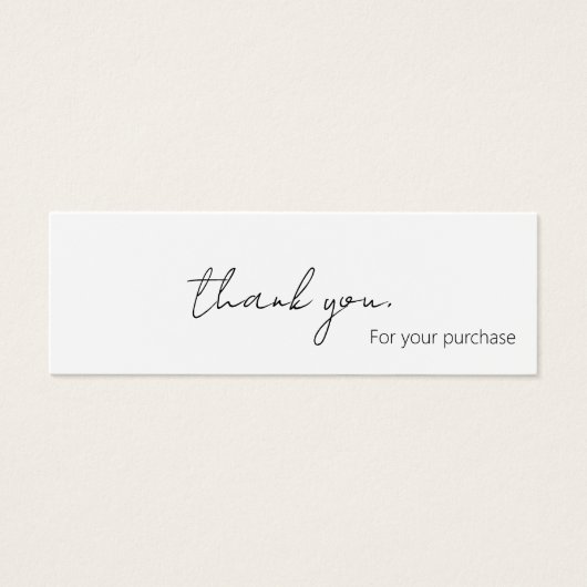 Elegant Calligraphy Scrip Vielen Dank für Ihre Bes (Vorderseite)