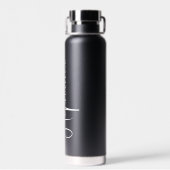 Elegant Calligraphy Script Personalized Name Trinkflasche (Rückseite)