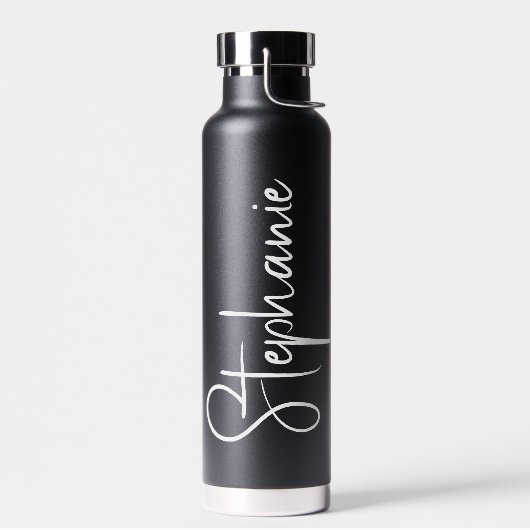 Elegant Calligraphy Script Personalized Name Trinkflasche (Links)