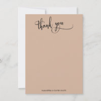 Elegant Calligraphy Simple Almond Vielen Dank