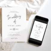 Elegant Calligraphy | The wedding of invitation Einladung