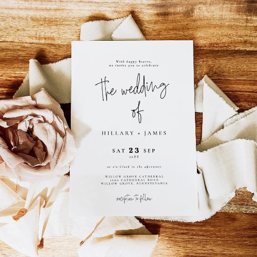 Elegant Calligraphy | The wedding of invitation Einladung