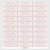 Elegant Calligraphy Wedding Guest Address Labels (Blatt)
