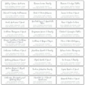 Elegant Calligraphy Wedding Guest Address Labels (Vorderseite)