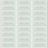 Elegant Calligraphy Wedding Guest Address Labels (Vorderseite)