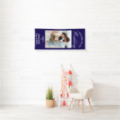 Elegant Calligraphy Wedding Photo Welcome Banner (Insitu)