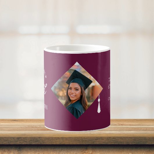 Elegant Cap Topper Custom Graduate Photo Keepsake Kaffeetasse