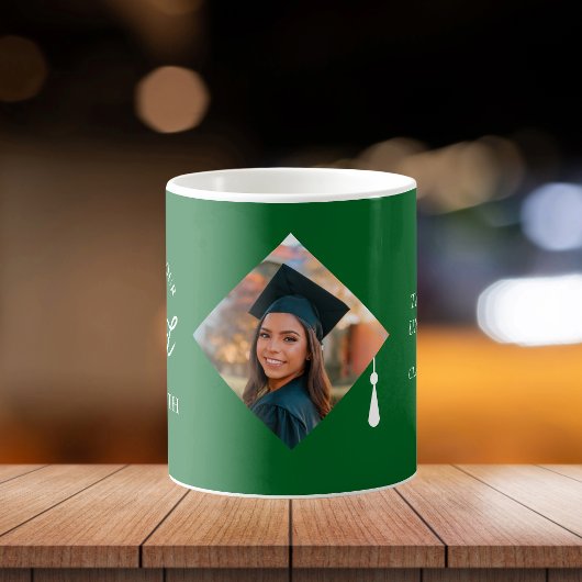 Elegant Cap Topper Custom Graduate Photo Keepsake Kaffeetasse