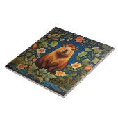 Elegant Capybara William Morris Inspiriert Fliese (Seite)