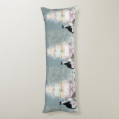 Elegant Cat Celebration Cake Seitenschläferkissen (Rückseite (Vertikal))