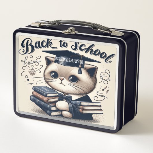 Elegant Cat Lunchbox (Vorderseite)