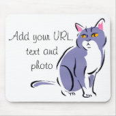 Elegant Cat Mousepad (Vorne)