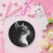 Elegant Cat Pappteller (Party)