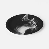 Elegant Cat Pappteller (Schrägansicht)