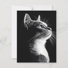 Elegant Cat Postkarte