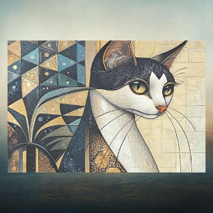 Elegant Cat Seidenpapier