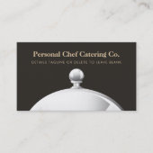 Elegant Catering Company Cloche Visitenkarte (Vorderseite)