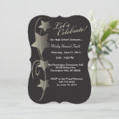Elegant Celebration Einladung (Stehend Vorderseite)