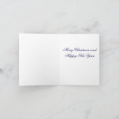 Elegant Celebration Feiertagskarte (Innenseite)