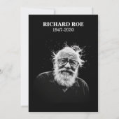 Elegant Celebration of Life Memorial Service  Einladung (Rückseite)