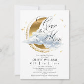 Elegant Celestial Baby Shower Gender Neutral Einladung (Vorderseite)