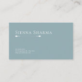 Elegant Celestial Galaxy Alcohol Ink Visitenkarte (Rückseite)