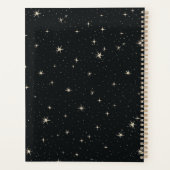 Elegant Celestial Hair Stylist Ernennung Binder Planer (Rückseite)