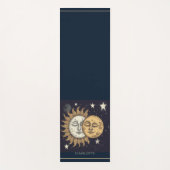 Elegant Celestial Sun Moon Personalisiert Yogamatte (Vorderseite)