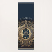 Elegant Celestial Sun Moon Personalisiert Yogamatte (Rückseite)