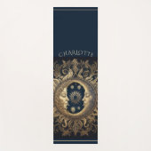 Elegant Celestial Sun Moon Personalisiert Yogamatte (Vorderseite)