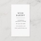 Elegant Celestial Vertikal Visitenkarte (Rückseite)