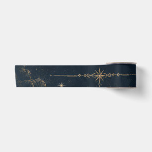 Elegant Celestial Weihnachten ,Vintage Acht Zacken Satinband