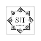 Elegant Celtic Monogram Gummistempel (Prägung)