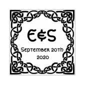 Elegant Celtic Wedding Celtic Knot Gummistempel (Prägung)