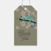 Elegant Chameleon Painted Gift Tag Geschenkanhänger (Vorderseite)