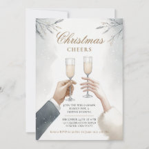 Elegant Champagne Christmas Party