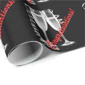 Elegant Champagne Gift Wrap Geschenkpapier (Rolleneckpunkt)