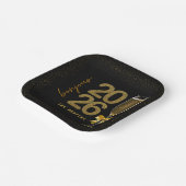 Elegant Champagne New Year's Eve Pappteller (Gewinkelt)