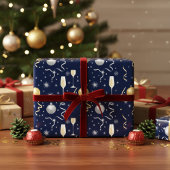 Elegant Champagne & Sparkle New Year Geschenkpapier