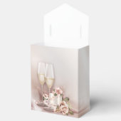Elegant Champagne Wedding Geschenkschachtel (Geöffnet)